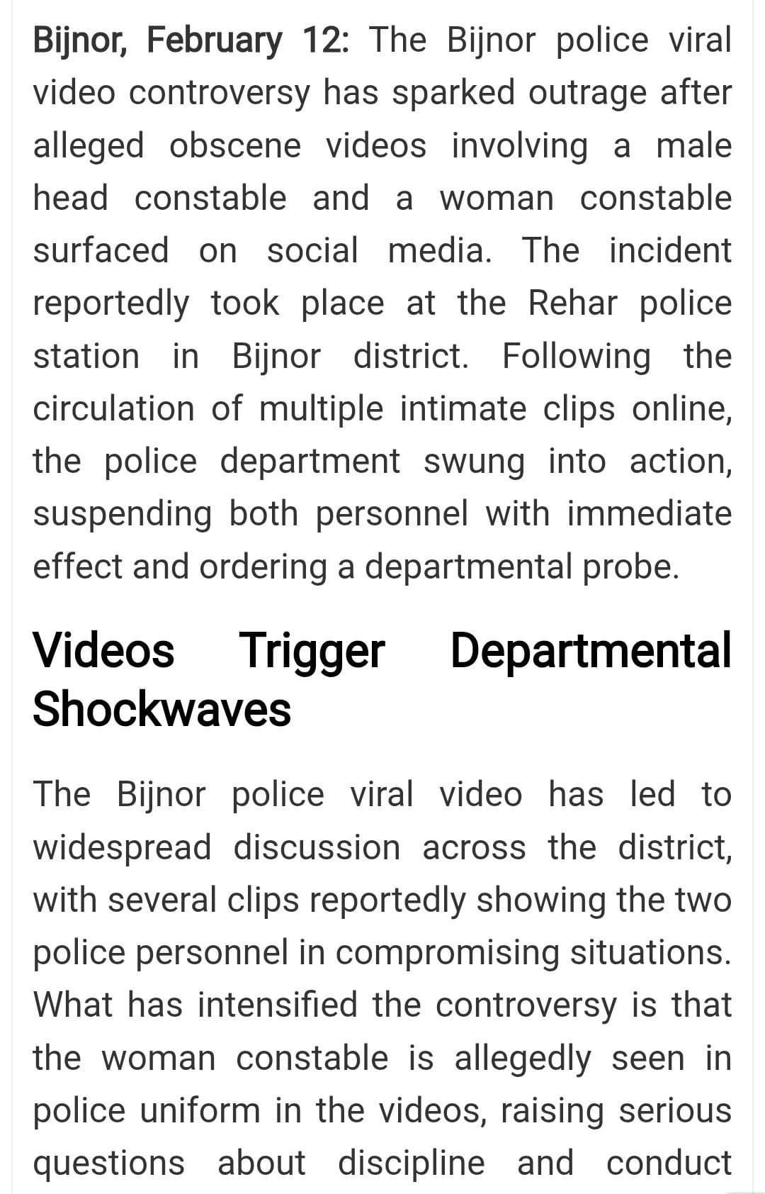 Image of Bijnor UP Constable Viral MMS Scandal Swallows Cum Deep Blowjob
