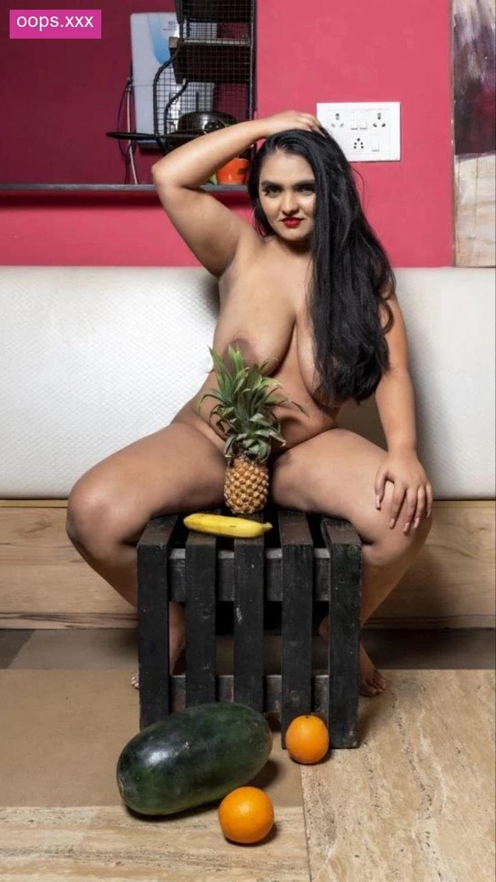 Image of Famous Chubby Desi Model Srishti Khan Full Nude Leaked Photoshoot Huge Boobs And Pussy Rubs Pics