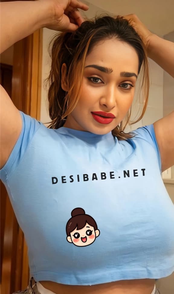 Aditi Mistry Premium Live Squeezing Her HUGE Boobs and Deep Cleavage Nipples Poking