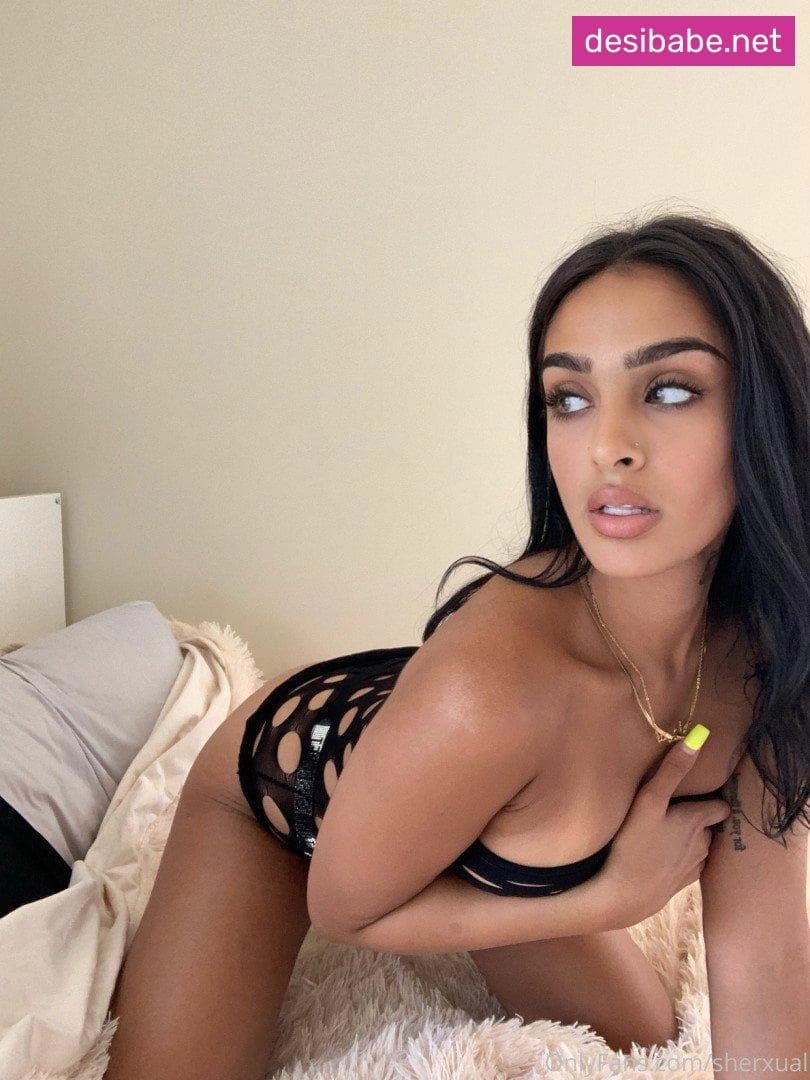 Image of Beautiful Pakistani Onlyfans Model Sherxual Gagging, Deepthroat Sloppy Blowjob and Hardcore Fucking Video