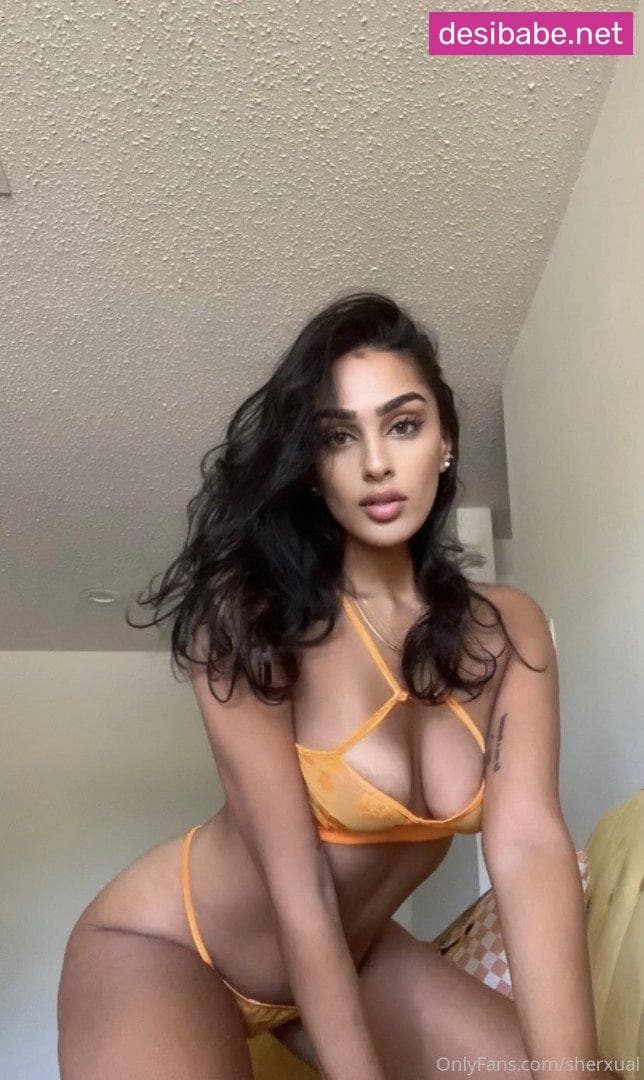 Image of Beautiful Pakistani Onlyfans Model Sherxual Gagging, Deepthroat Sloppy Blowjob and Hardcore Fucking Video